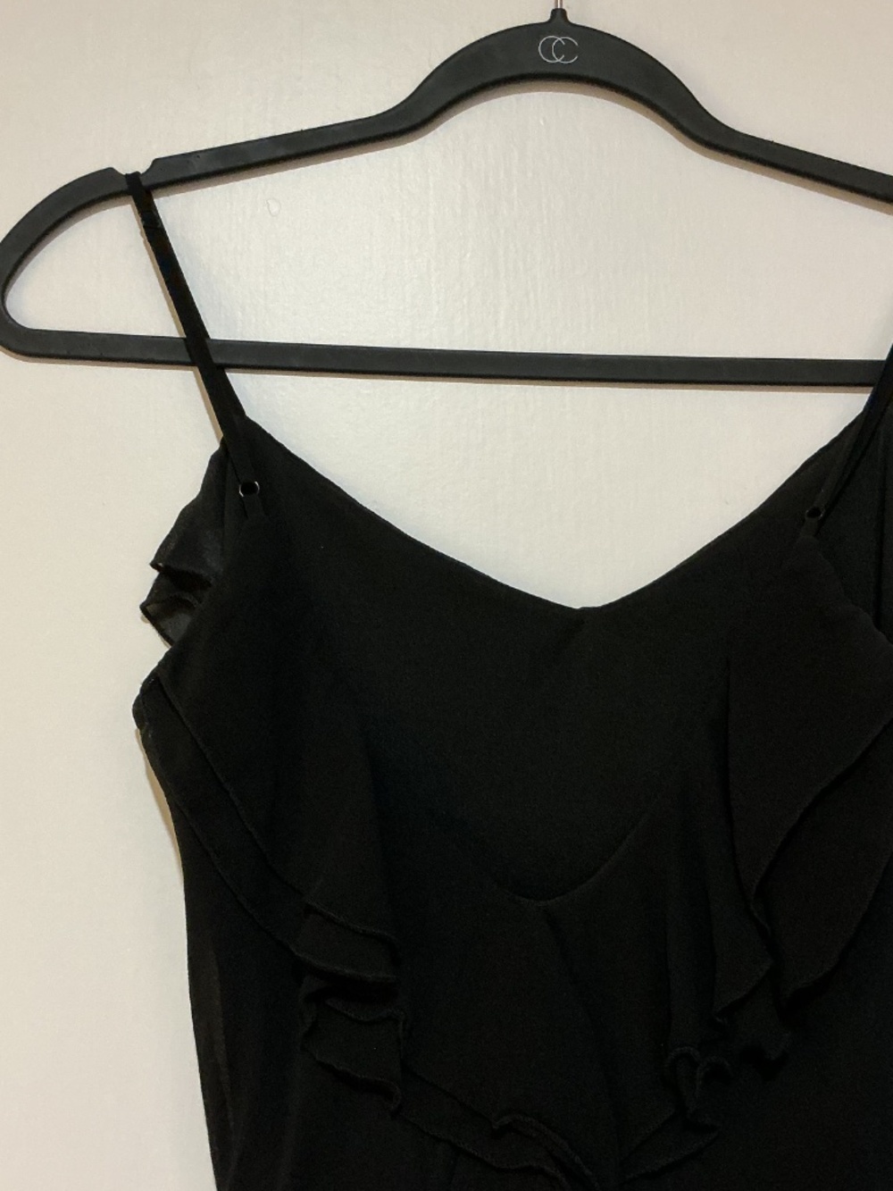 Sue Wong Black Floral Embroidered Silk Midi Dress 8 - Picture 7 of 9
